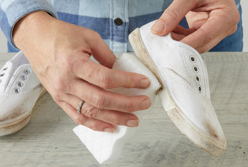 Clean Bottom of Shoes